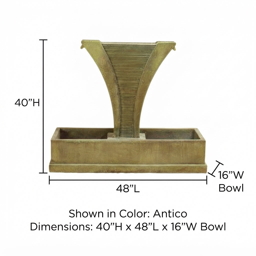 Giannini Garden Diesse Cast Stone Outdoor Courtyard Fountain