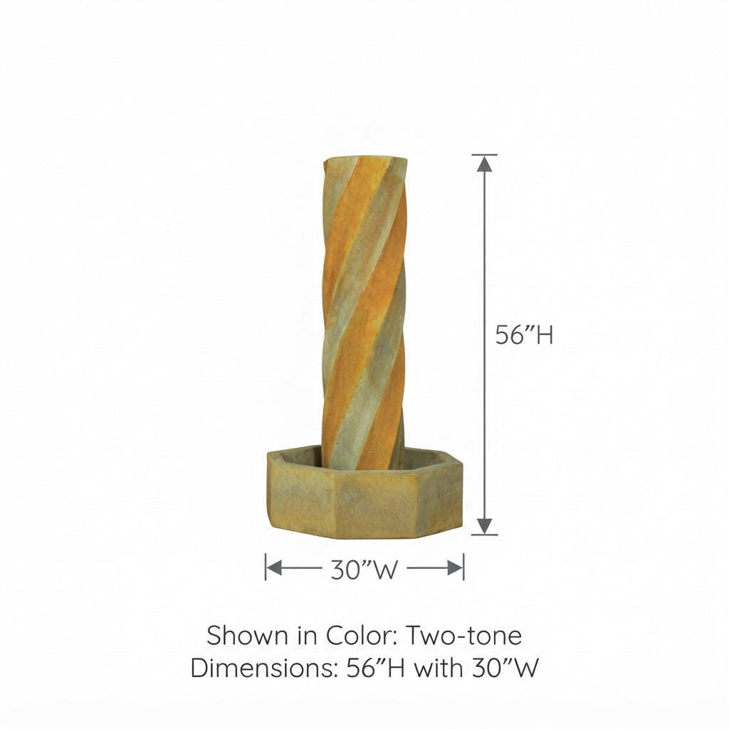 Giannini Garden Swirl Water Outdoor Fountain