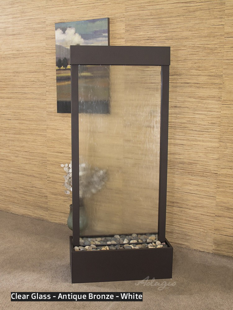 Adagio Harmony River 70” H x 31” W Indoor Water Floor Fountain HRC1050 (Centered In Base)