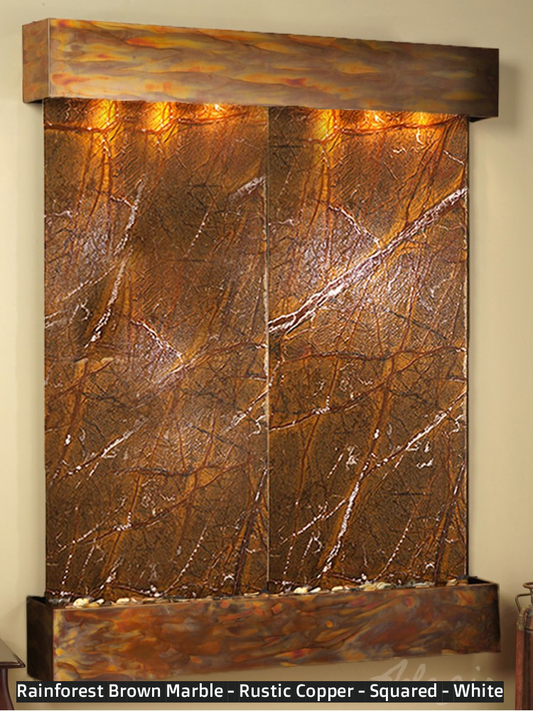 Adagio Majestic River 69"H x 54"W Indoor Wall Fountain MRR1011