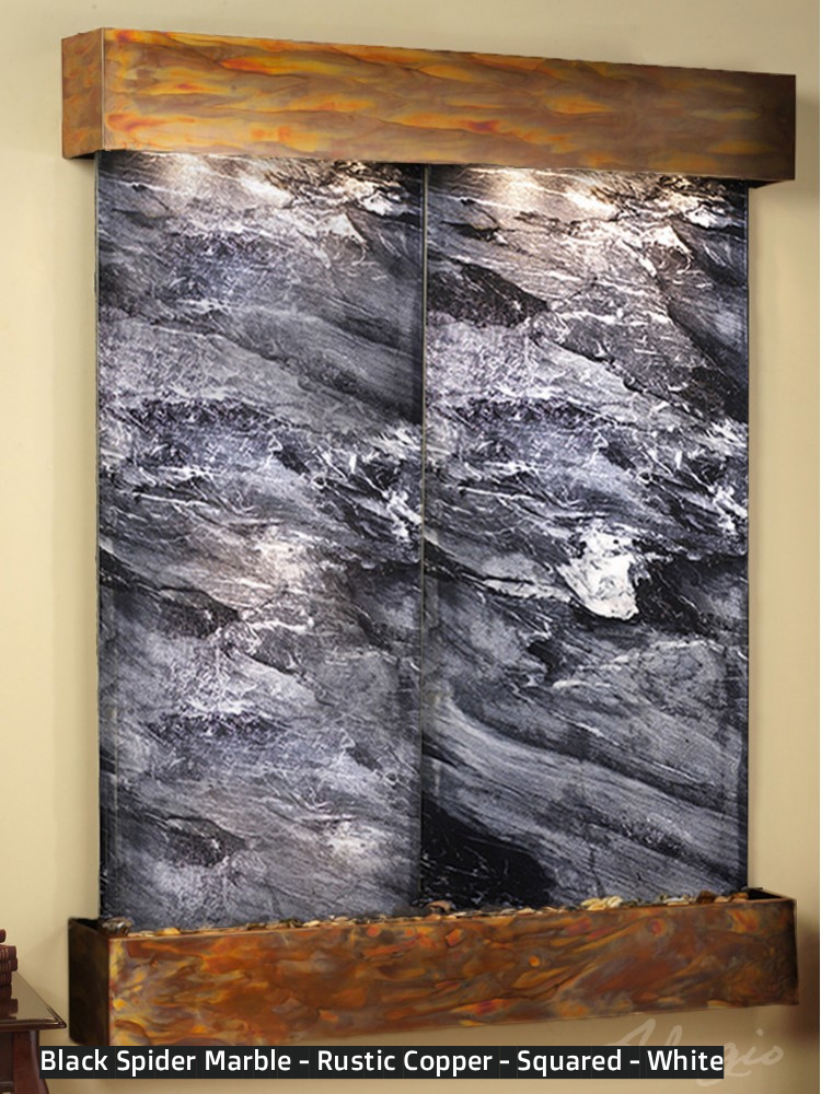 Adagio Majestic River 69"H x 54"W Indoor Wall Fountain MRR1011