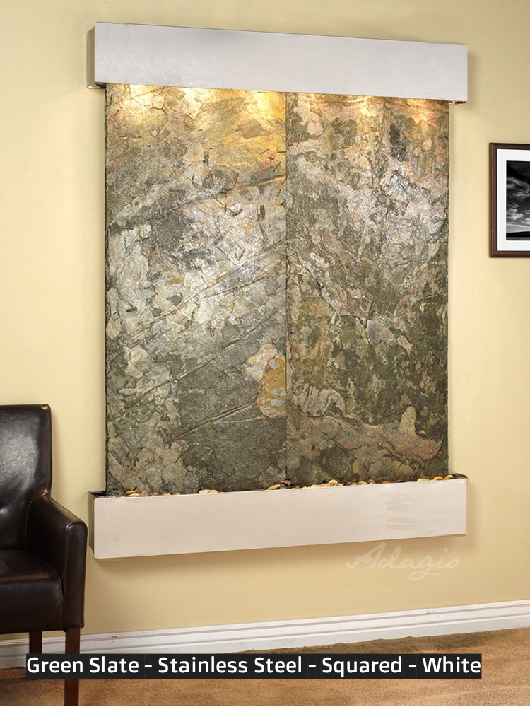 Adagio Majestic River 69"H x 54"W Indoor Wall Fountain MRR1011