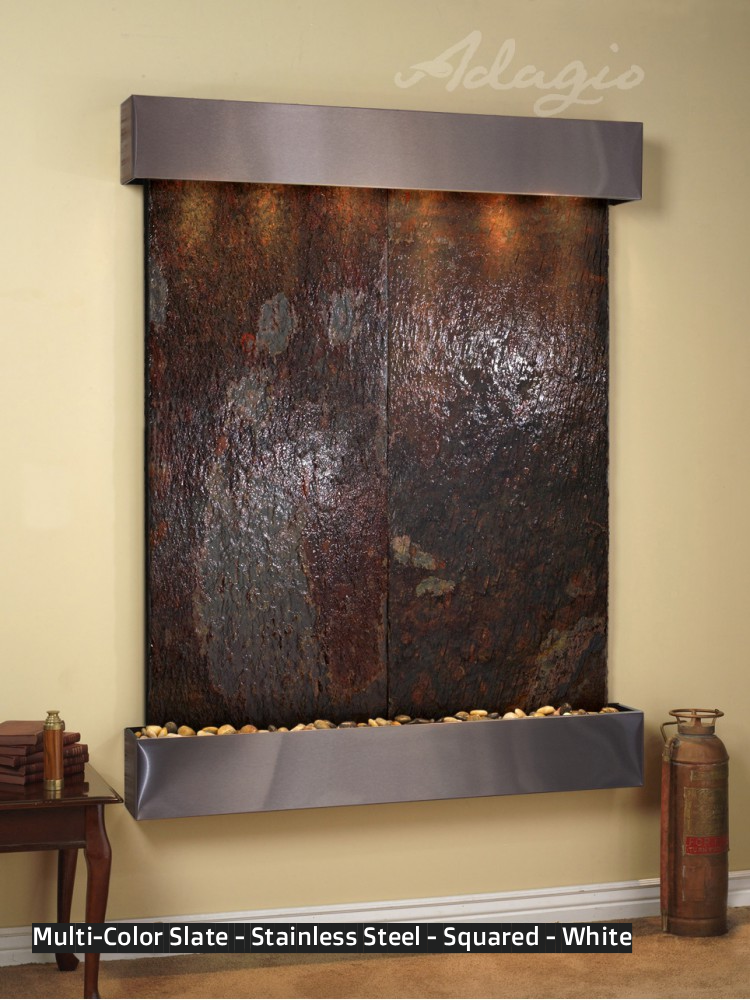 Adagio Majestic River 69"H x 54"W Indoor Wall Fountain MRR1011