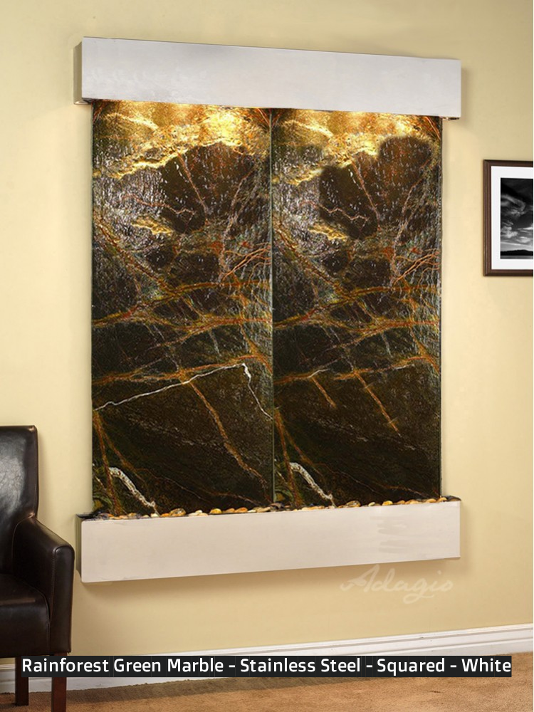 Adagio Majestic River 69"H x 54"W Indoor Wall Fountain MRR1011