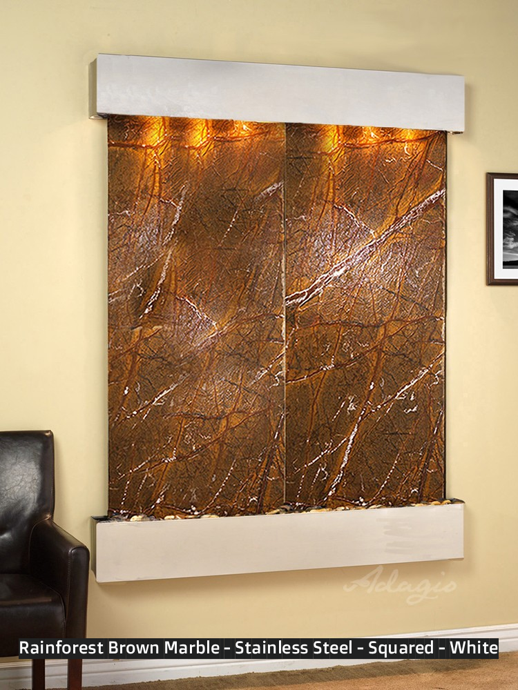 Adagio Majestic River 69"H x 54"W Indoor Wall Fountain MRR1011