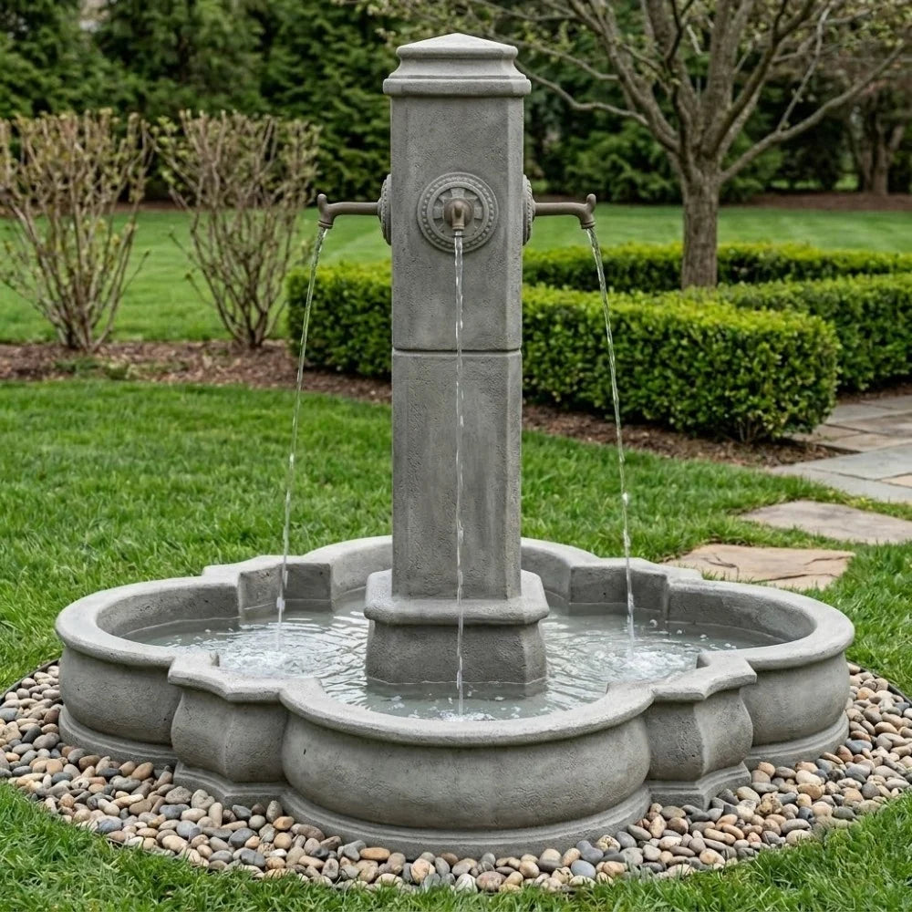 Giannini Garden Portofino Outdoor Water Fountain For Spouts 1054C