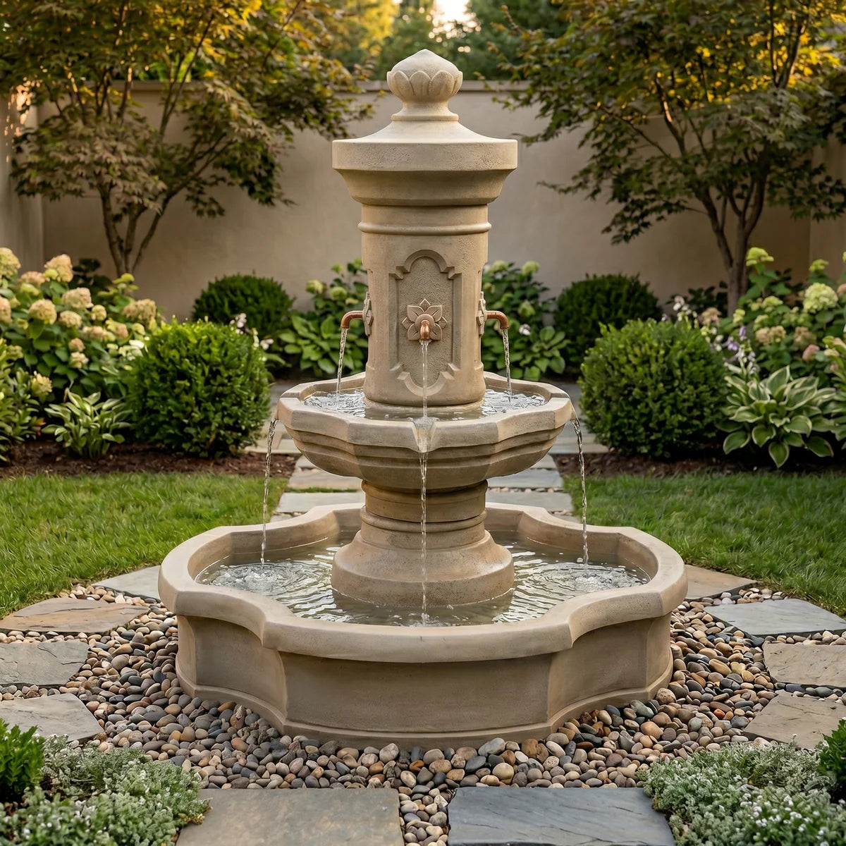 Giannini Garden Ravello Pond Fountain 1852