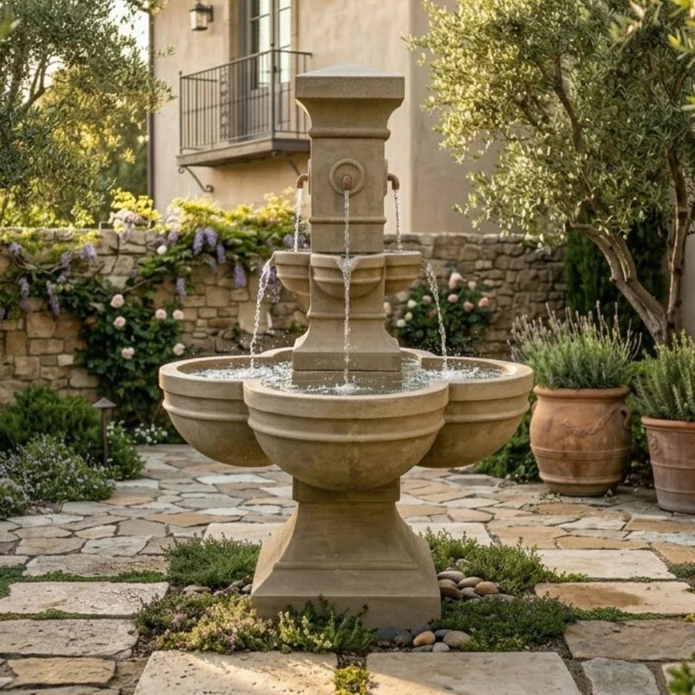 Giannini Garden Rialto Outdoor Courtyard Fountain 1844