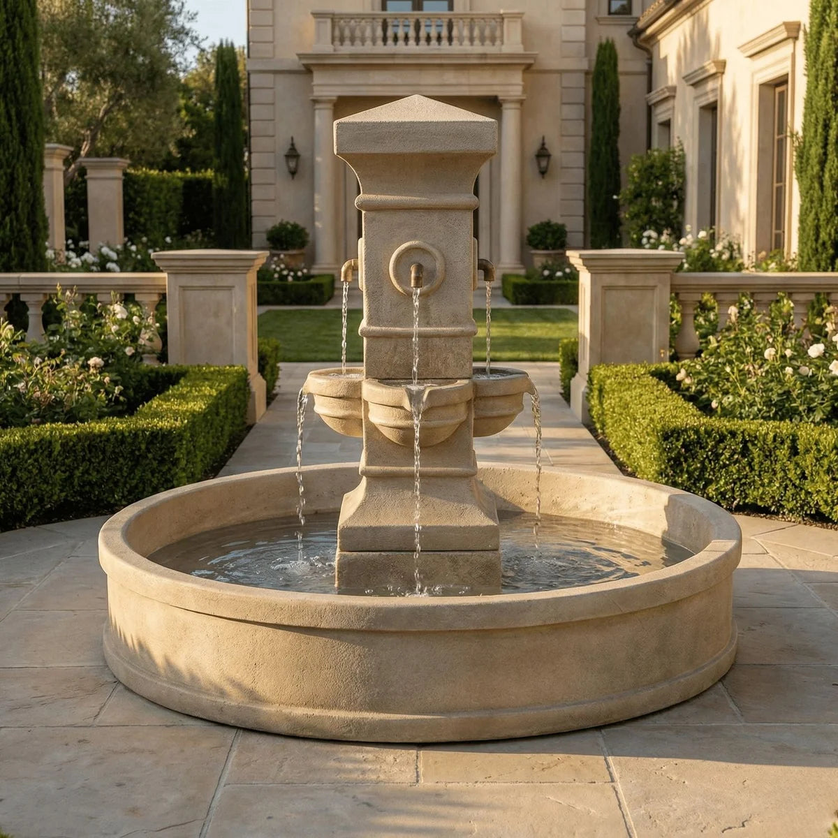 Giannini Garden Rialto Malibu Outdoor Pond Fountain 1860