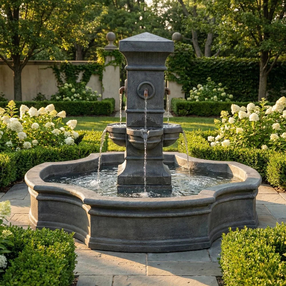 Giannini Garden Rialto Monaco Outdoor Pond Fountain 1857