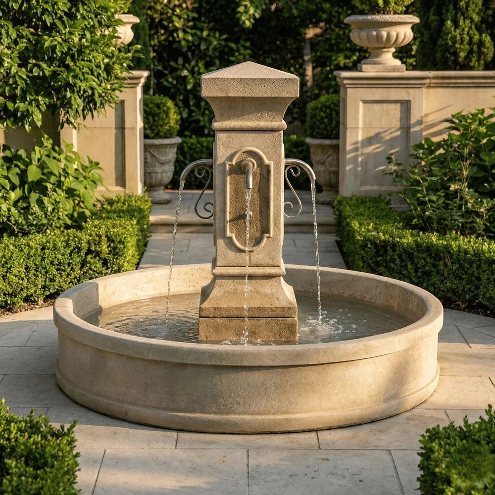 Giannini Garden San Pietro Malibu Outdoor Pond Fountain 1861C