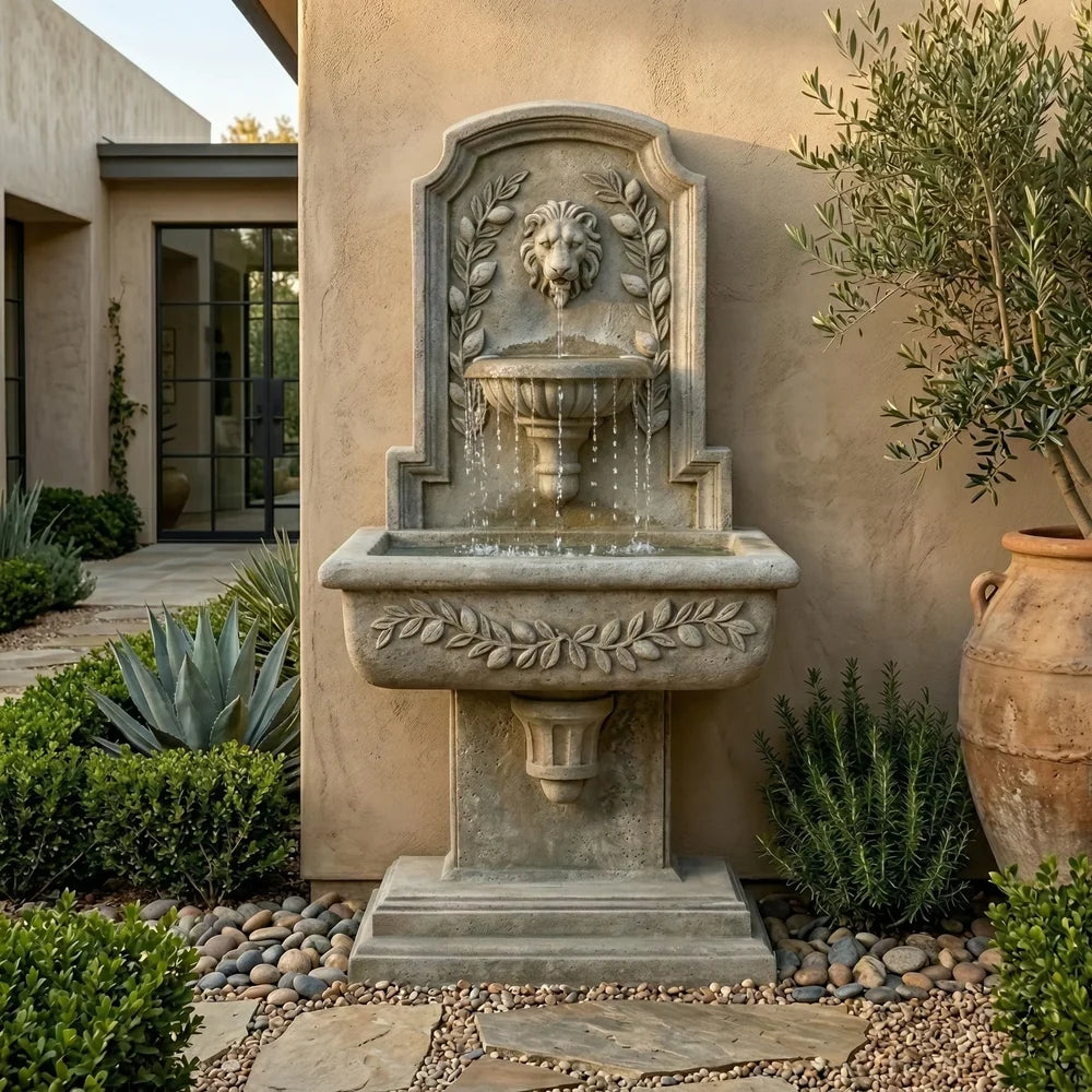 Giannini Garden Sorrentine Outdoor Wall Fountain 1189