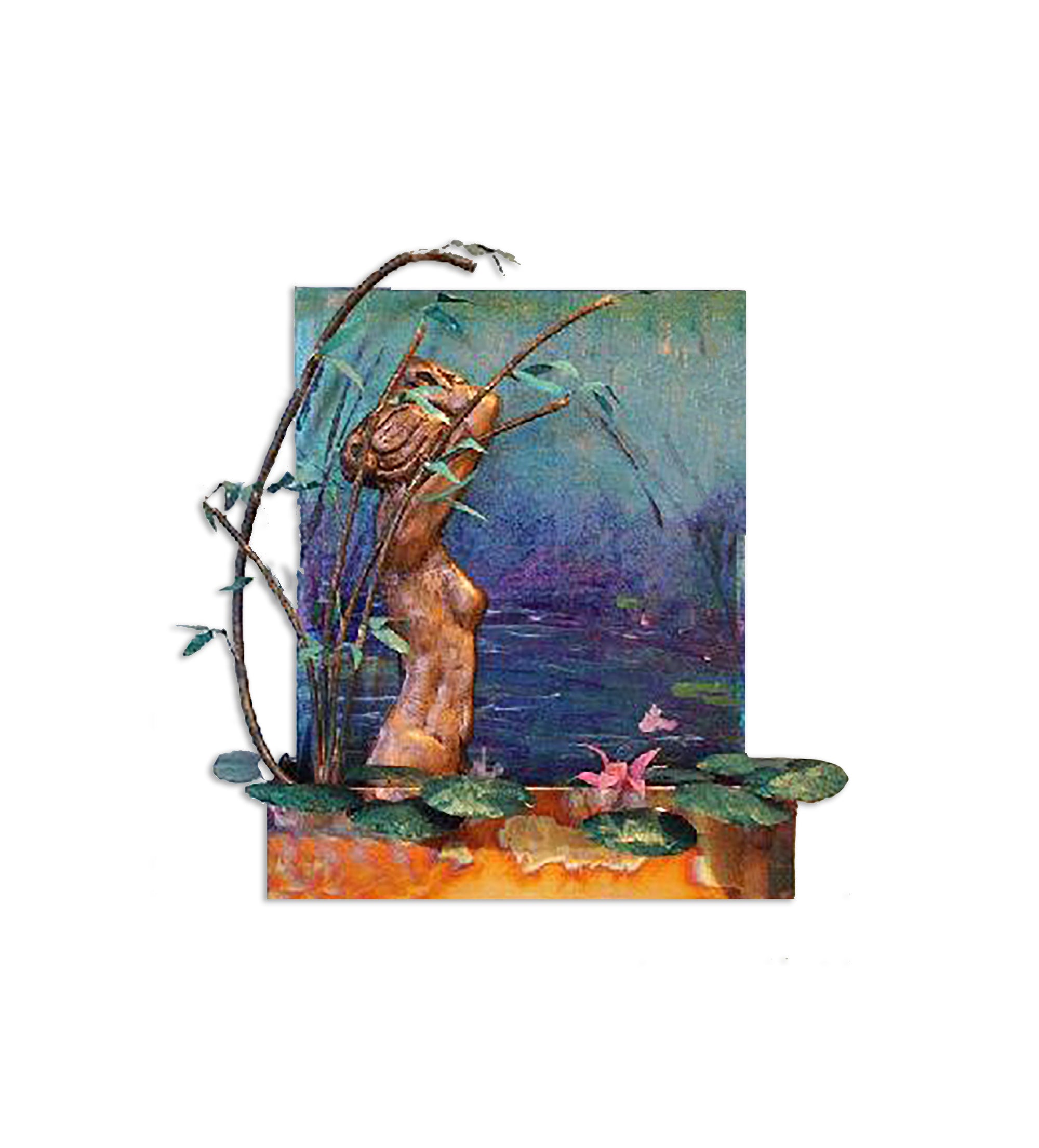 Cameron Harvey The Bather 21″ H x 21″ W Indoor Tabletop Fountain