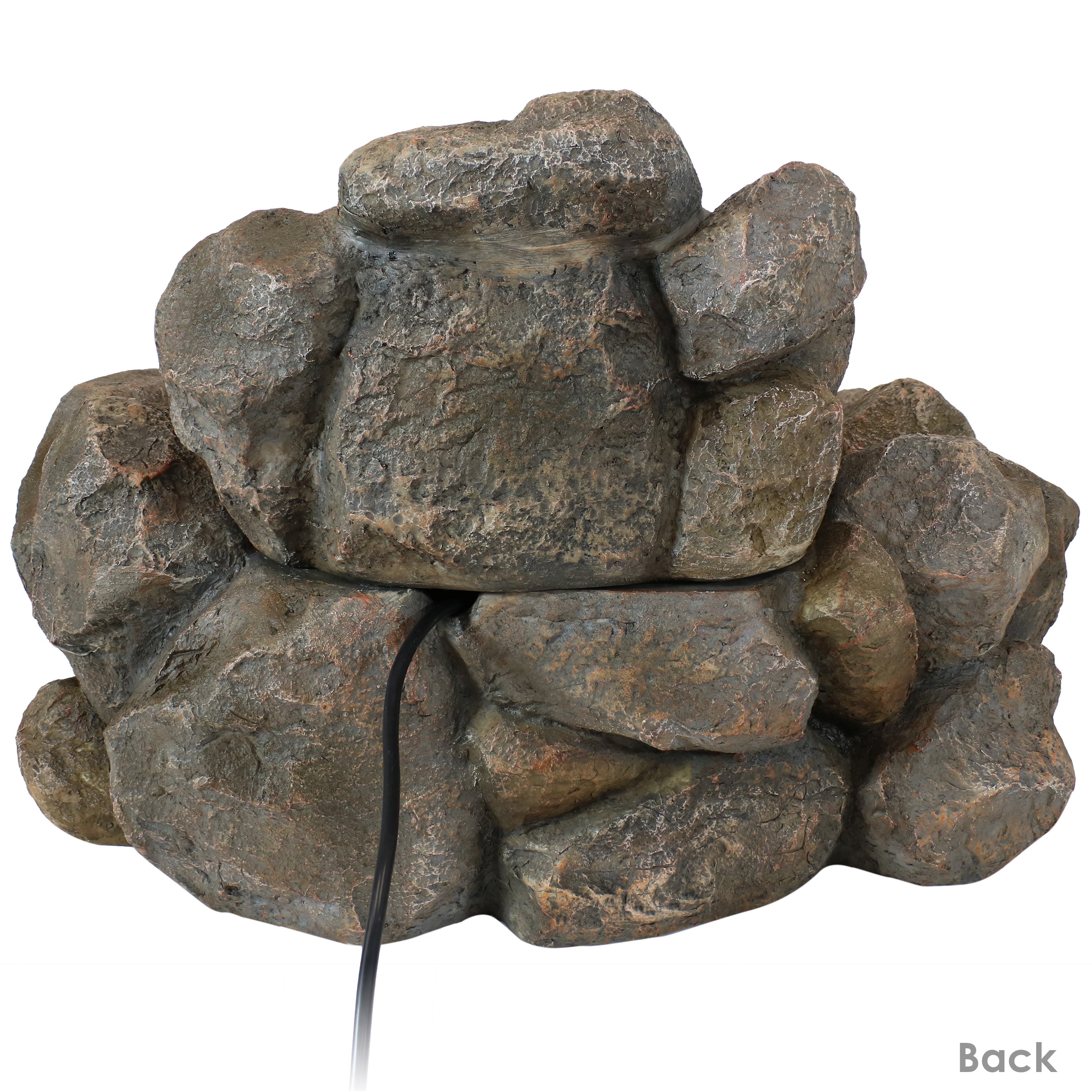 Sunnydaze 18" H Rocky Ravine Outdoor Water Fountain