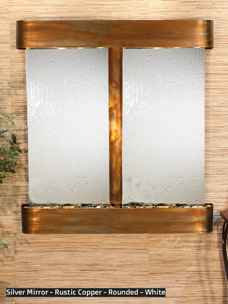 Adagio Aspen Falls 54” H x 50” W Indoor Water Wall Fountain AFR1002