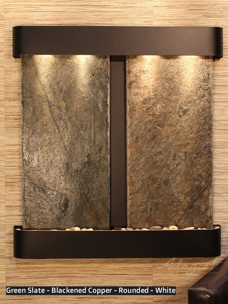 Adagio Aspen Falls 54” H x 50” W Indoor Water Wall Fountain AFR1002