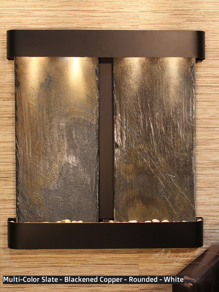 Adagio Aspen Falls 54” H x 50” W Indoor Water Wall Fountain AFR1002