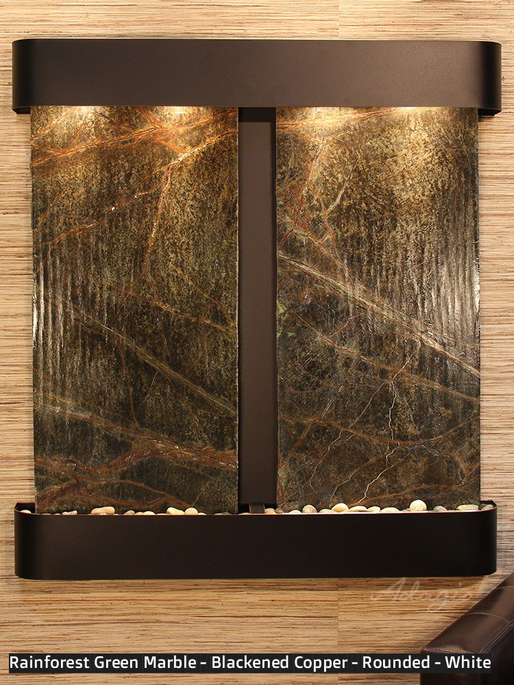 Adagio Aspen Falls 54” H x 50” W Indoor Water Wall Fountain AFR1002