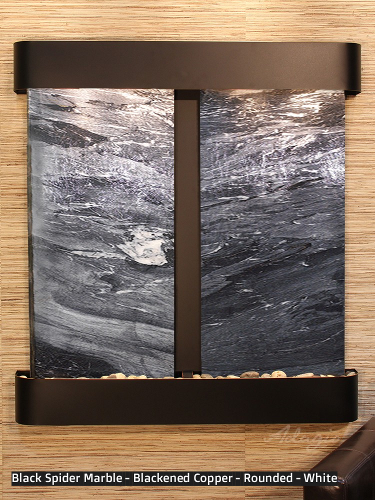 Adagio Aspen Falls 54” H x 50” W Indoor Water Wall Fountain AFR1002