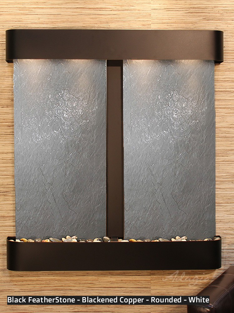 Adagio Aspen Falls 54” H x 50” W Indoor Water Wall Fountain AFR1002