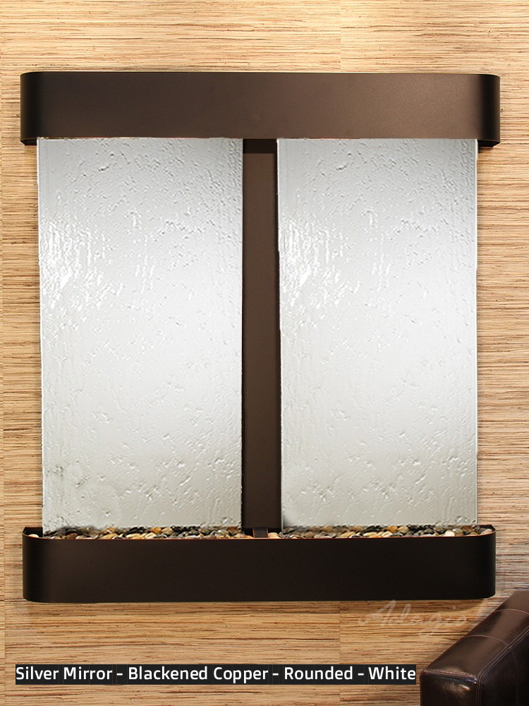 Adagio Aspen Falls 54” H x 50” W Indoor Water Wall Fountain AFR1002