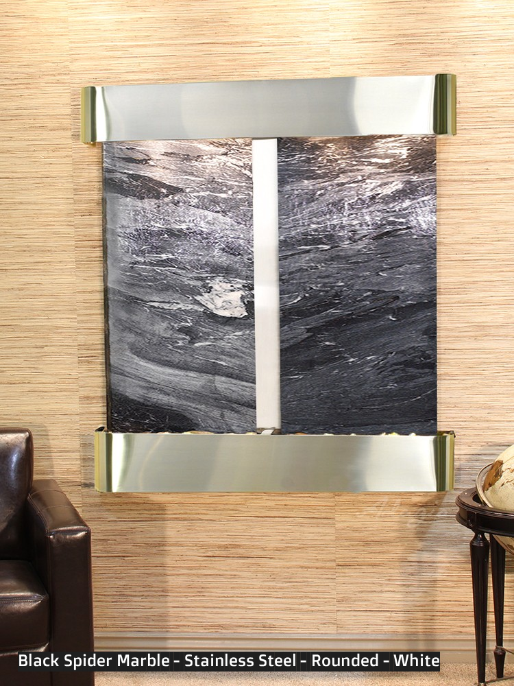 Adagio Aspen Falls 54” H x 50” W Indoor Water Wall Fountain AFR1002