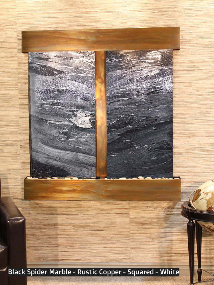 Adagio Aspen Falls 54” H x 50” W Indoor Water Wall Fountain AFR1002