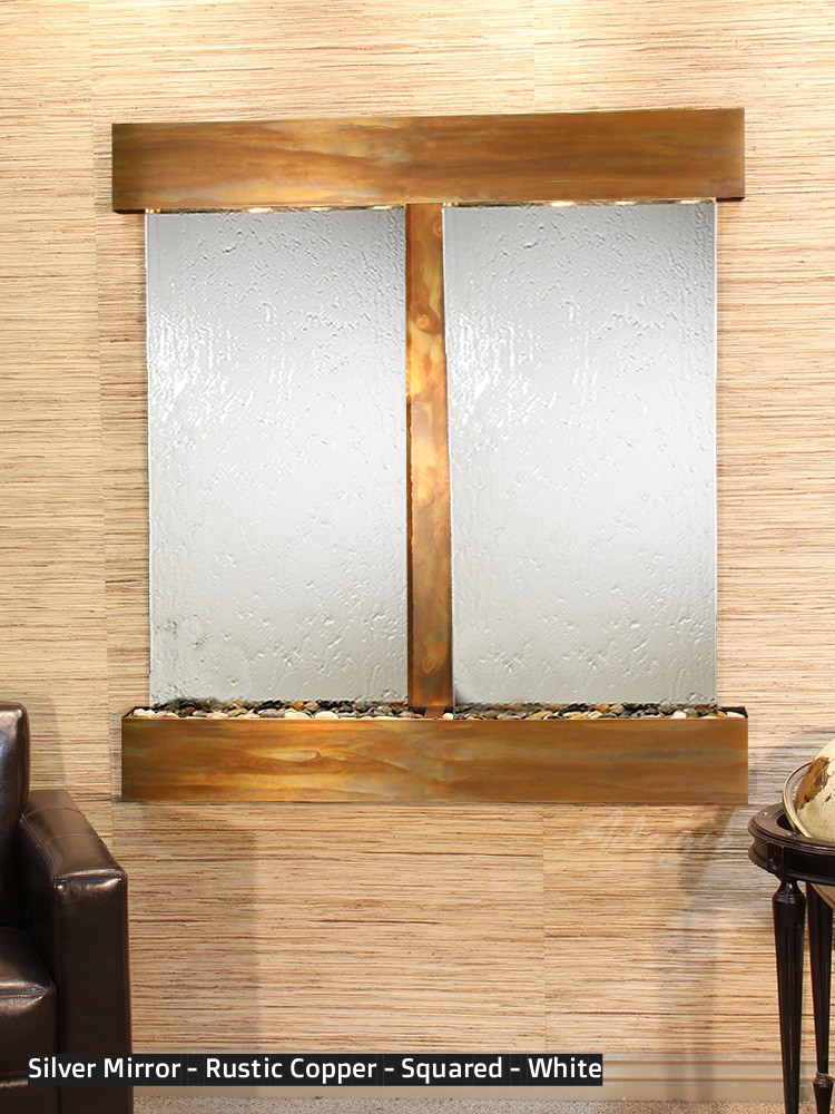 Adagio Aspen Falls 54” H x 50” W Indoor Water Wall Fountain AFR1002