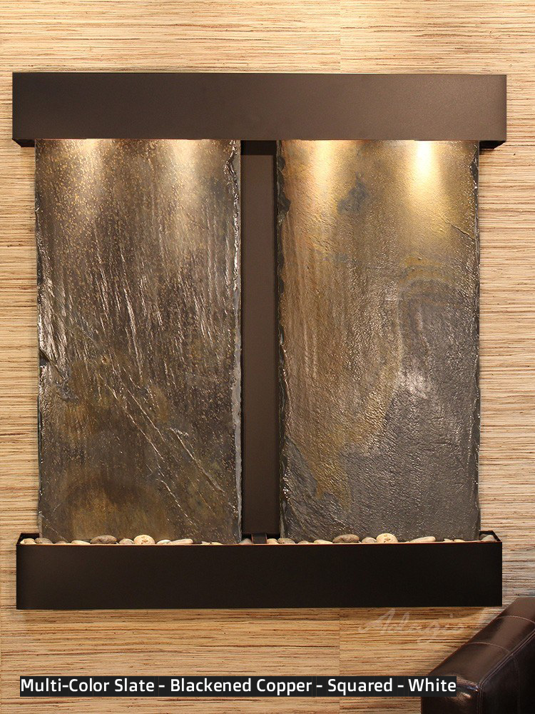 Adagio Aspen Falls 54” H x 50” W Indoor Water Wall Fountain AFR1002