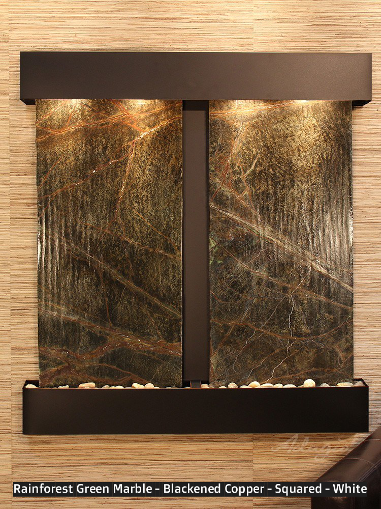 Adagio Aspen Falls 54” H x 50” W Indoor Water Wall Fountain AFR1002