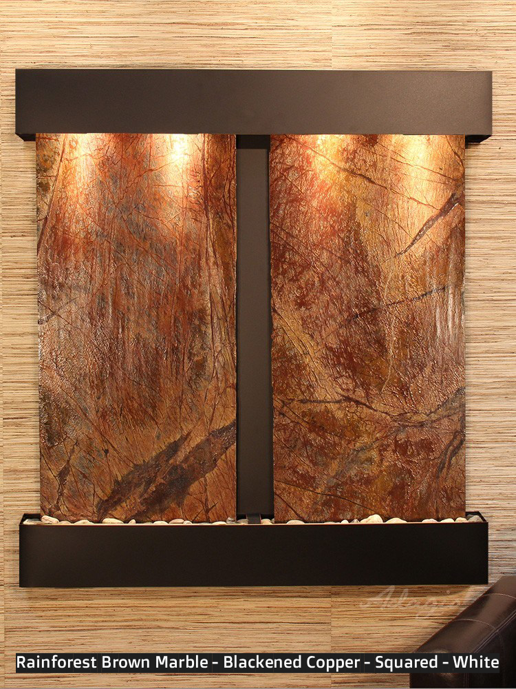 Adagio Aspen Falls 54” H x 50” W Indoor Water Wall Fountain AFR1002