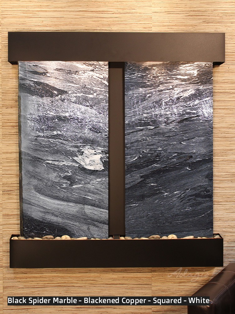 Adagio Aspen Falls 54” H x 50” W Indoor Water Wall Fountain AFR1002
