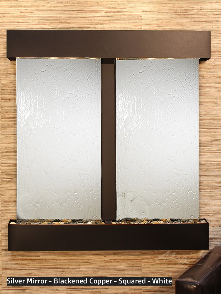 Adagio Aspen Falls 54” H x 50” W Indoor Water Wall Fountain AFR1002
