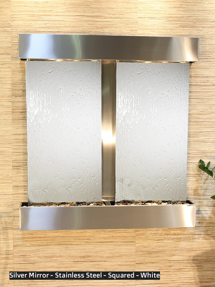 Adagio Aspen Falls 54” H x 50” W Indoor Water Wall Fountain AFR1002