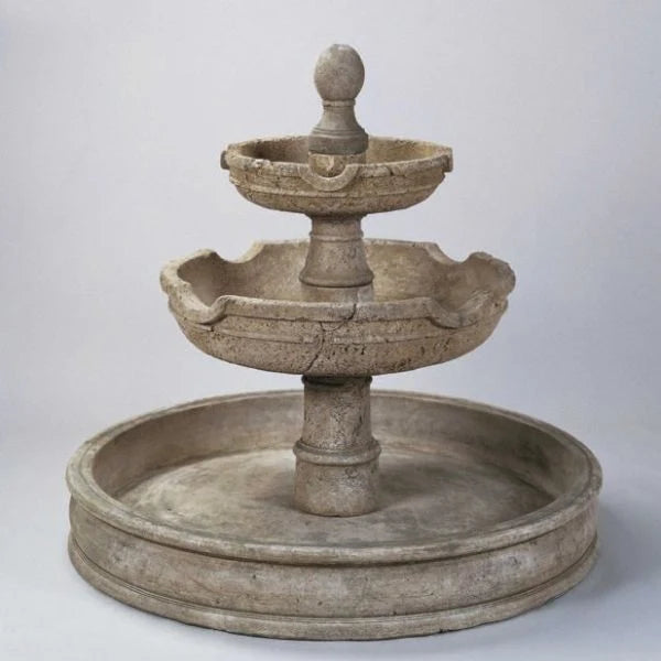 Giannini Garden Agrigento Two Tier Outdoor Pond Fountain 1043
