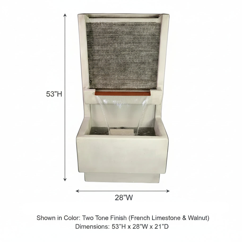 Giannini Garden Alta Brentwood Outdoor Wall Fountain 1772