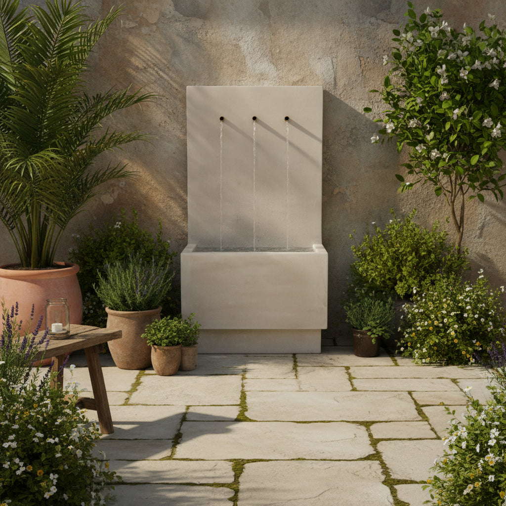 Giannini Garden Alta Tribus Outdoor Wall Fountain 1778
