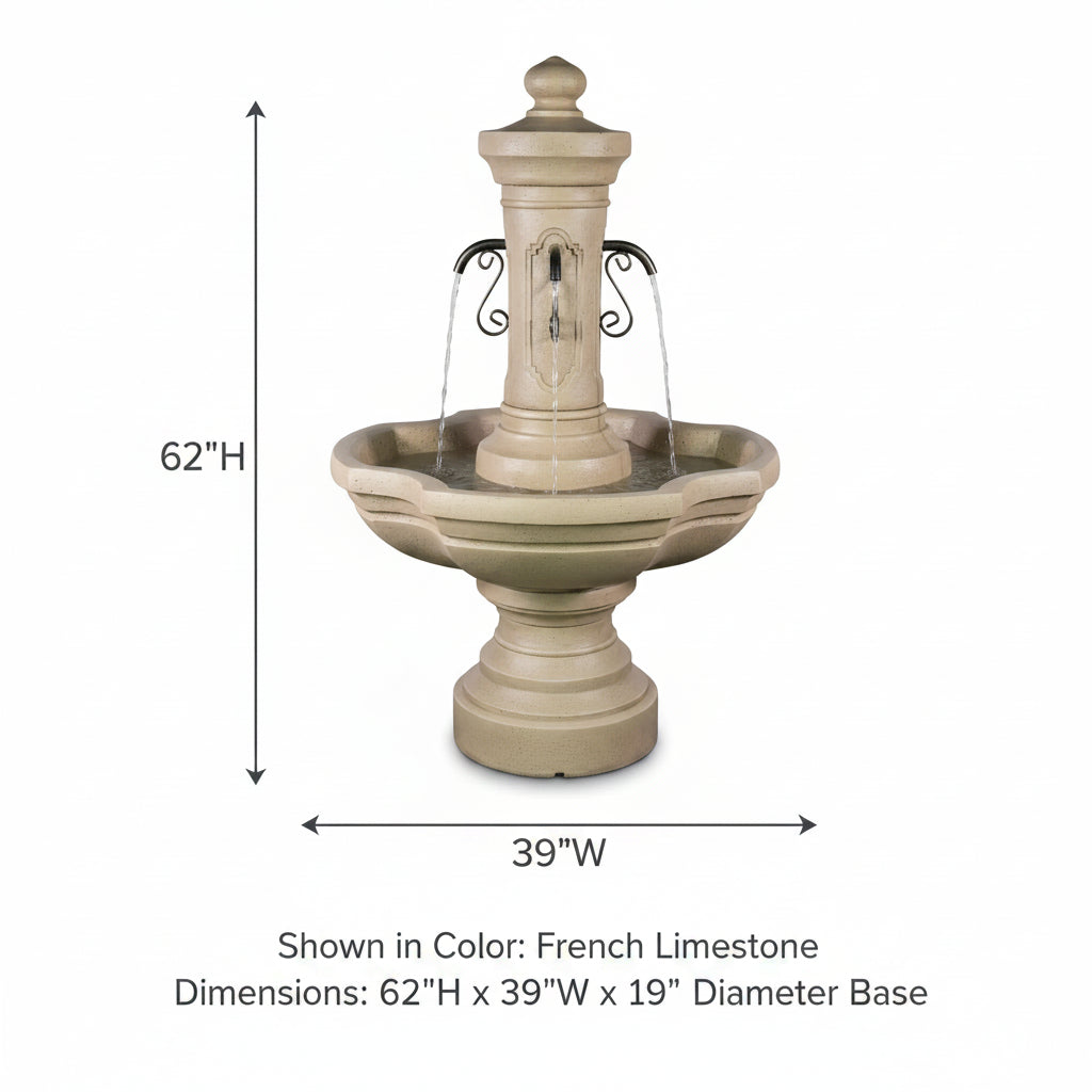 Giannini Garden Amalfi Outdoor Courtyard Fountain 1849