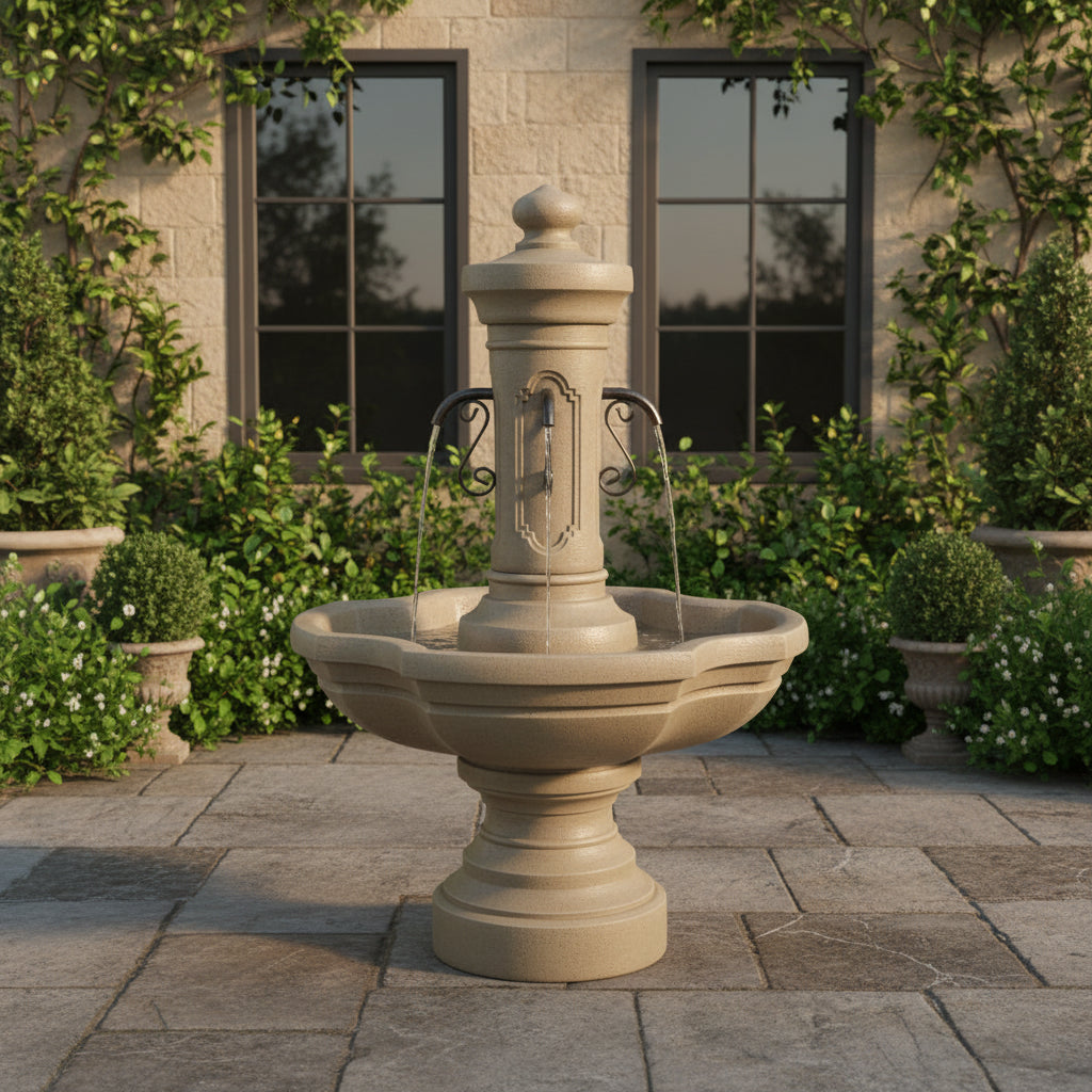 Giannini Garden Amalfi Outdoor Courtyard Fountain 1849