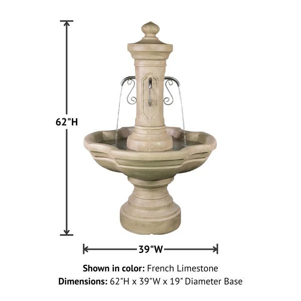 Giannini Garden Amalfi Outdoor Courtyard Fountain 1849