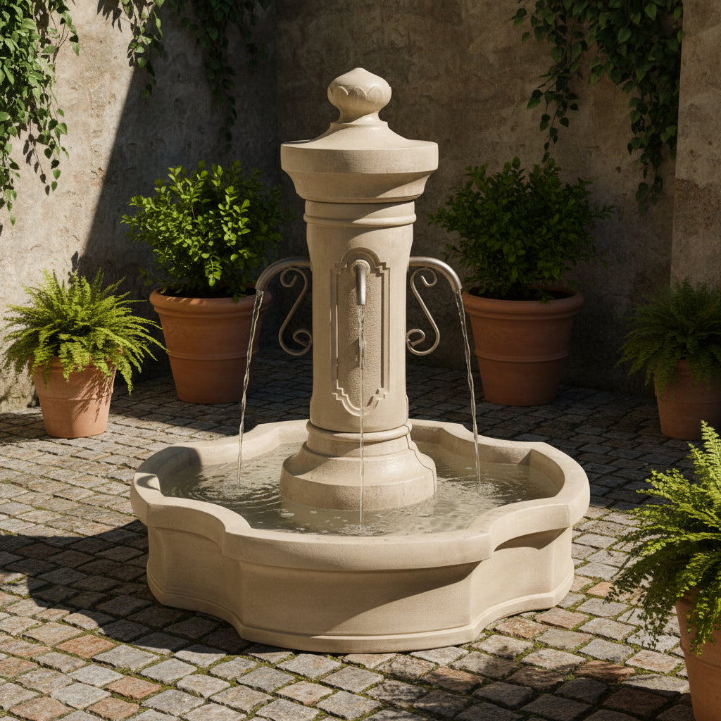 Giannini Garden Amalfi Outdoor Pond Fountain 1854