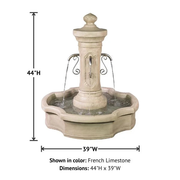 Giannini Garden Amalfi Outdoor Pond Fountain 1854