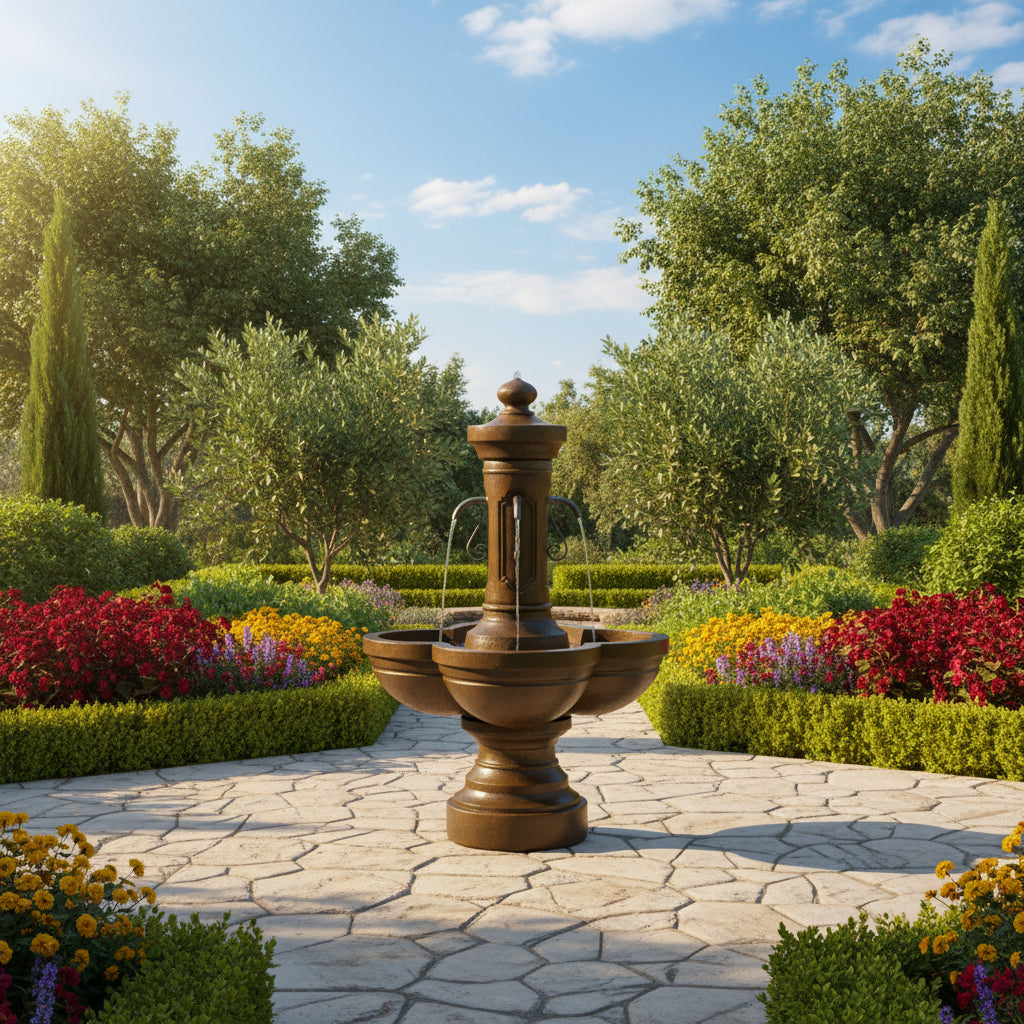 Giannini Garden Amalficello Outdoor Courtyard Fountain 1851