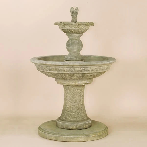 Giannini Garden Antiquarium Two Tier Outdoor Water Fountain 1133