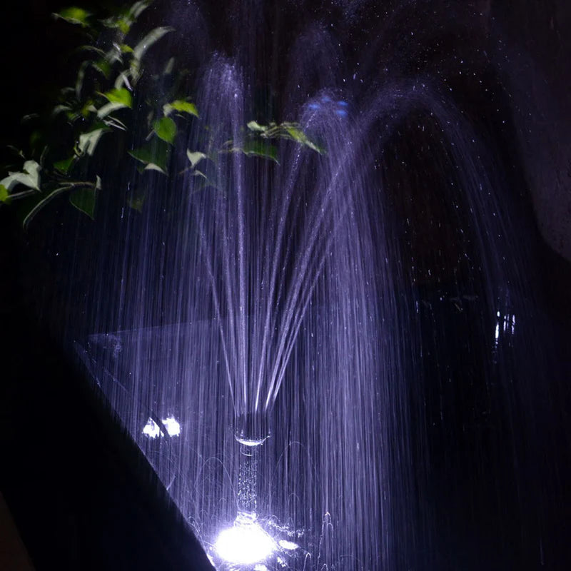 Sunnydaze 132 GPH 56" Lift Solar Pump and Panel Kit with Battery Pack and LED Light SL-P106E