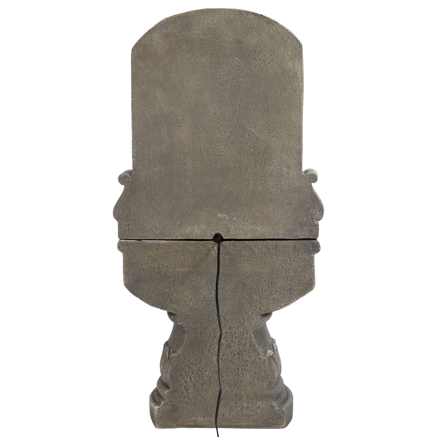 Sunnydaze Lovely Lily Polyresin Outdoor Wall Fountain with Flat Back