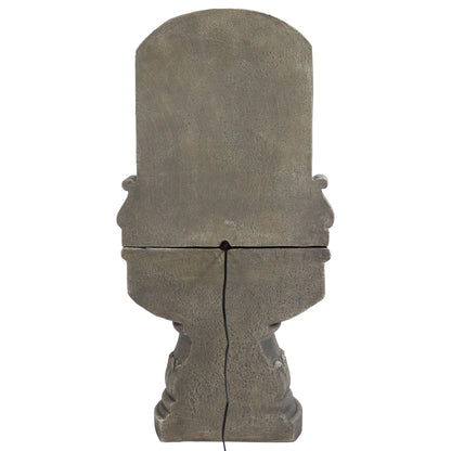 Sunnydaze Lovely Lily Polyresin Outdoor Wall Fountain with Flat Back