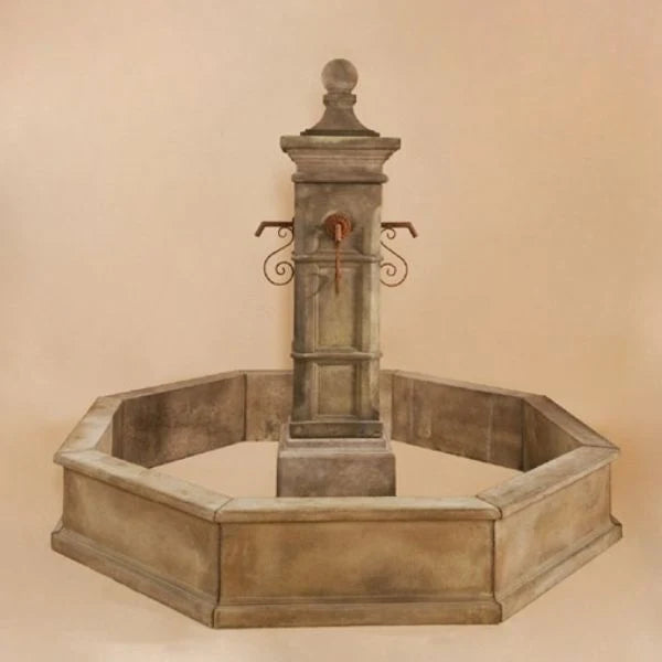 Giannini Garden Aquitaine Outdoor Pond Fountain with Loire Basin 1601C