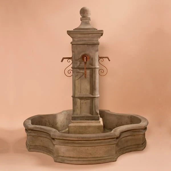 Giannini Garden Aquitaine Outdoor Pond Fountain with 70" Monaco Pond 1598C
