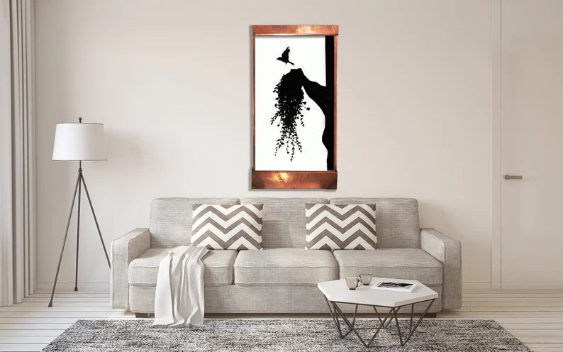 Cameron Harvey Aviatrix 48″ H x 28″ W Indoor Wall Fountain